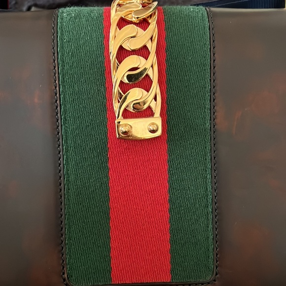 Gucci Sylvie should bag - rare design NWT - Picture 11 of 17